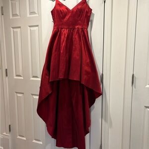 B Darlin Red High-Low Prom Dress